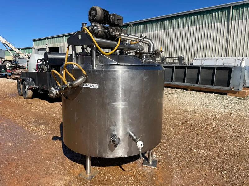 Tanque agitador de mezcla de proceso Waukesha Cherry-Burrell (300 gal)