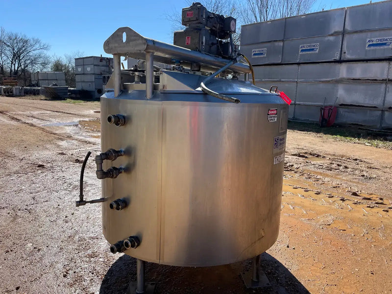 Tanque agitador de mezcla de proceso Waukesha Cherry-Burrell (300 gal)